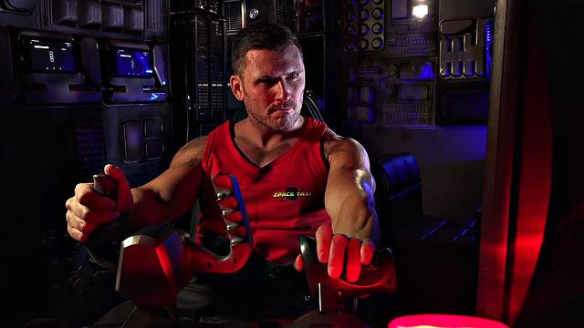 A tattooed caucasian take it from behind and get a hot facial