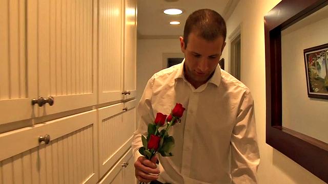 Trans riding before sucking her boyfriend in duo