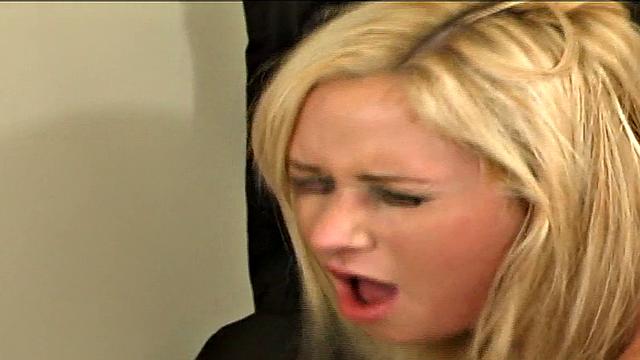 Cute blonde fucking in cowgirl pose