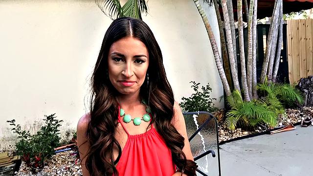 Cameron Canela & Tony Rubino's wild outdoor pool fuck with a bald pussy twist