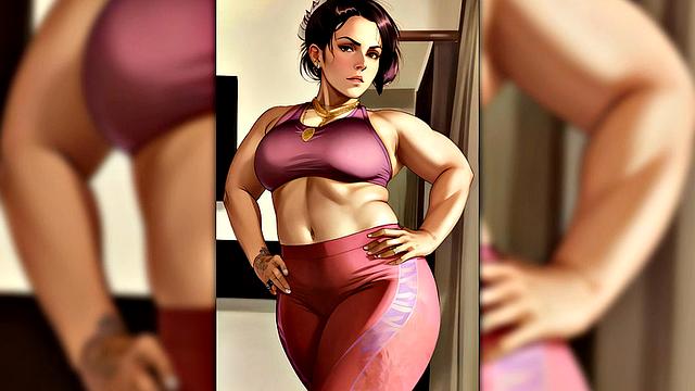 Sexy Ai generated urban princesses anime hotness