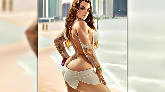 Sexy Ai generated urban princesses anime hotness