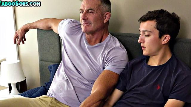 Taboo muscled stepdaddy fucks twinks 21yo asshole