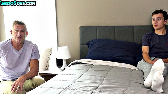 Taboo muscled stepdaddy fucks twinks 21yo asshole