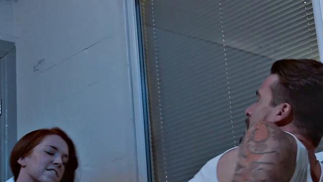 Big Ass UK Officer Candy Loves Criminal Cock