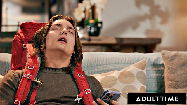 ADULT TIME - MILF Lauren Phillips Masturbating Caught By Horny Teen Neighbour! Finish TOGETHER