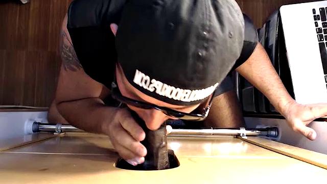 Milking Chocolate at The Gloryhole