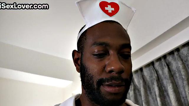 Bisex nurse pounded in threesome