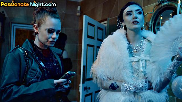 Hardcore 3some with horny women