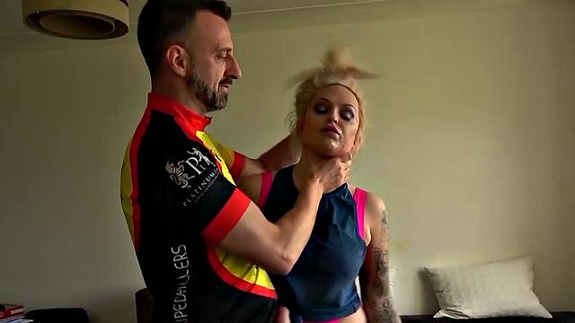 SPASCALSSUBSLUTS - Choked Louise Lee gets her ass destroyed