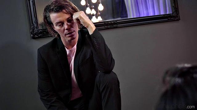 Romantic orgasm with babe