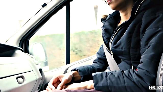 EXPOSED CASTING - Luna Corazon and David Perry - Ebony Latina Fucks Hard With Porn Agent