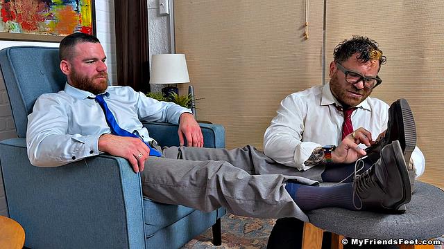 How to Foot Seduce Your Boss with Riley Mitchel & Harry Top Pig - Harry Top Pig & Riley Mitchel