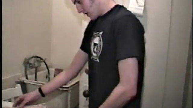 Laundry Room Jerk Off