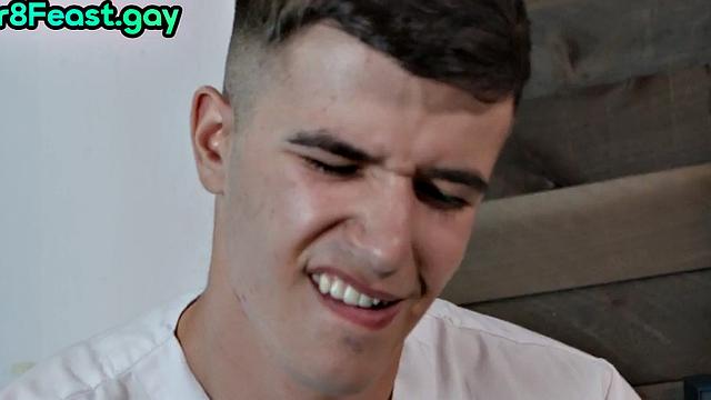 Straight stud barebacked on treatment by gay