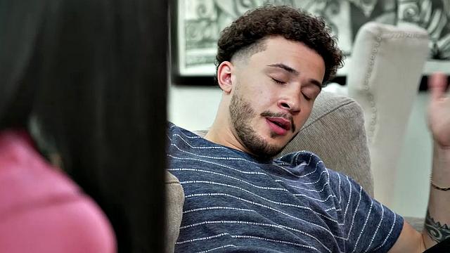 MILF hottie, Reagan Foxx, has to bang son's bully to get him to stop messing with her son