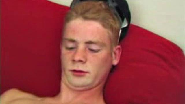 Amateur Red Dildo Jerking