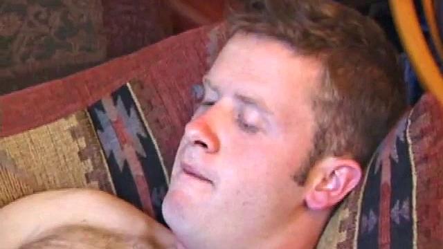 Shane shows up to play with new pal Nate, who is more than eager to get into those pants. Both strip down and are naked in no time. Nate leans down to suck Shane's hard cock first and gets it all nice and wet before Shane does the same for him.