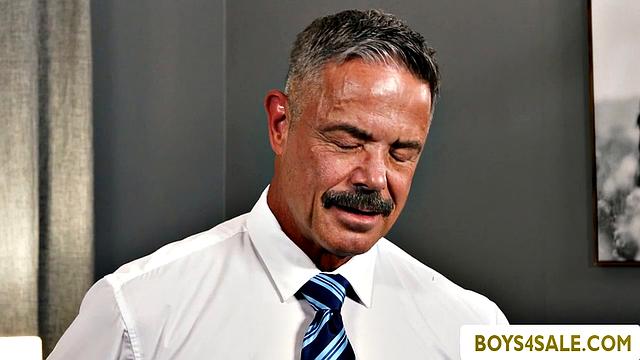 After the auction my Master starts fucking my butt