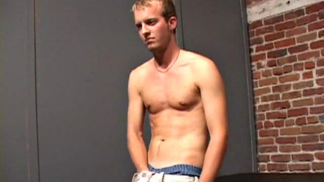 This open minded 21 year old is hot and loves to party. An avid swimmer, he works out a lot and isn't afraid to jack off in public. Once naked, his hands find his cock, and Sydney strokes it standing up.