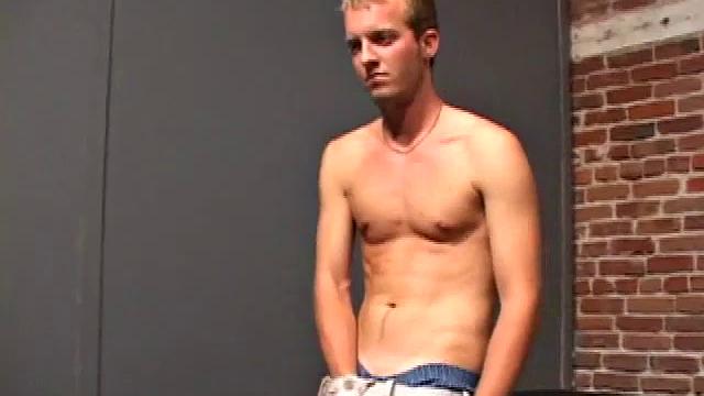 This open minded 21 year old is hot and loves to party. An avid swimmer, he works out a lot and isn't afraid to jack off in public. Once naked, his hands find his cock, and Sydney strokes it standing up.