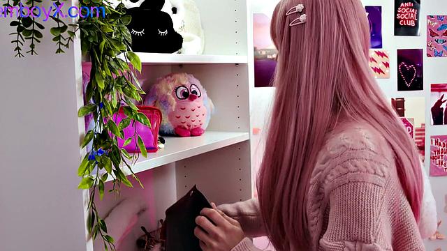 College Lavenderboy Drilled in Skinny Ass by his BF