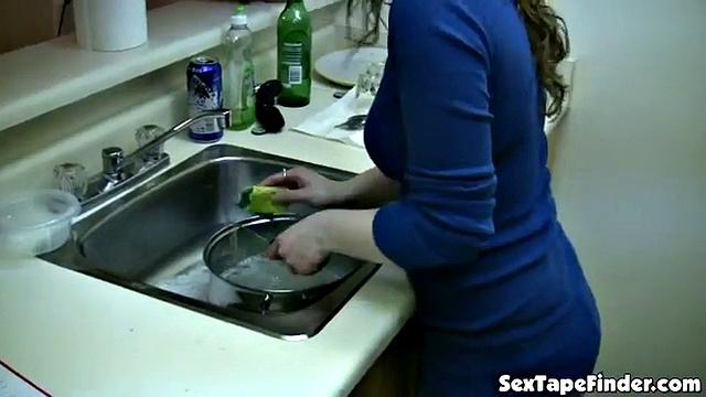 Hot teen stripping in POV