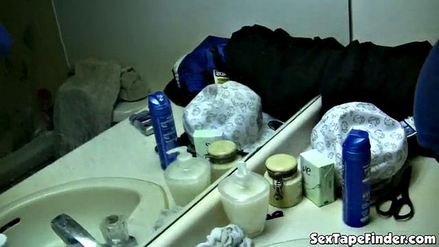 Hot teen stripping in POV