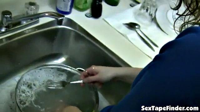 Hot teen stripping in POV