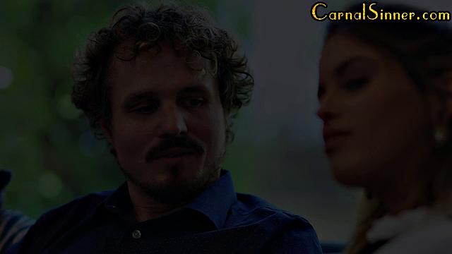 Busty beauty sharing cock in 3some