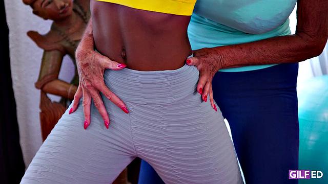 Yoga Granny Comes In Stretchy Pants