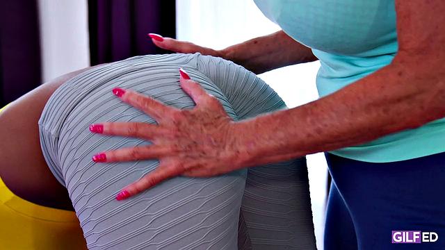 Yoga Granny Comes In Stretchy Pants