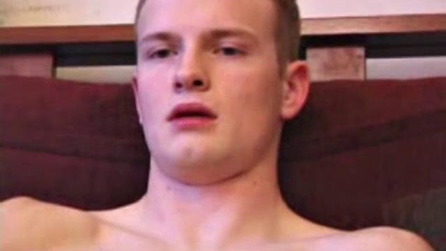 After working up a stiff one through his pants, Lex Python strips down and strokes his hard dick to a video. He lubes up his asshole and fingers it before inserting a jelly probe. Lex beats off in several positions, before shooting his load.