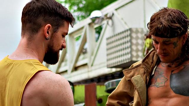 Dirty gay enjoys anal fucking with nasty fucker