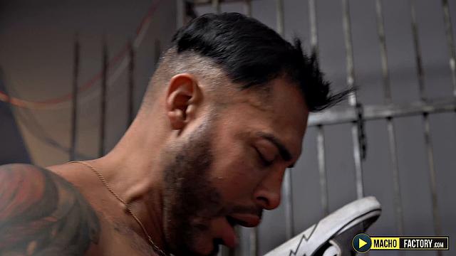 Mistress Bonbon Forces Viktor Rom'S Huge Cock Down a Submissive Bottom'S Hole - Dungeon Scene