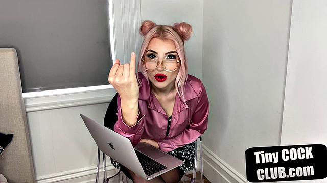 British mistress rates pathetic micro dicks