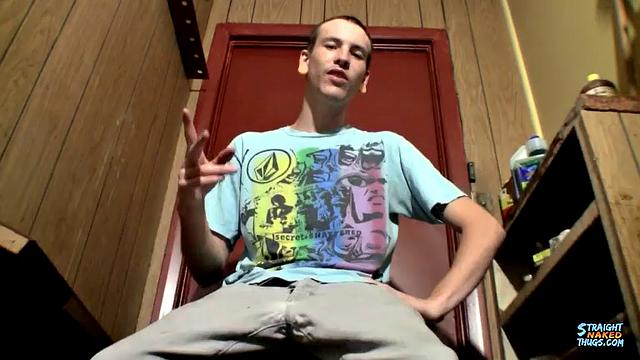 Jake Reid, Confident Guy, Takes Out His Huge Boner
