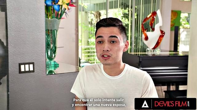 DEVILS FILM - Busty Stepmom Lauren Phillips Enjoys Getting Her Asshole Fucked By Stepson