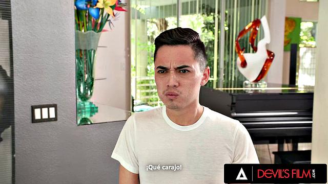 DEVILS FILM - Busty Stepmom Lauren Phillips Enjoys Getting Her Asshole Fucked By Stepson