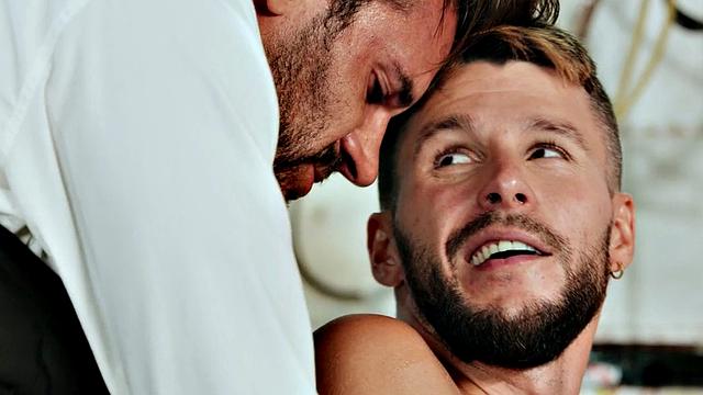 Cowboy wild stud penetrated in anal by male dick