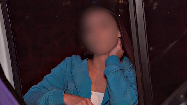 Picked up bigass slut fucks fake priest in the back of a van