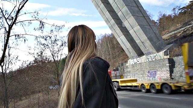 Stunning public picked up babe smashed in POV after Blowjob