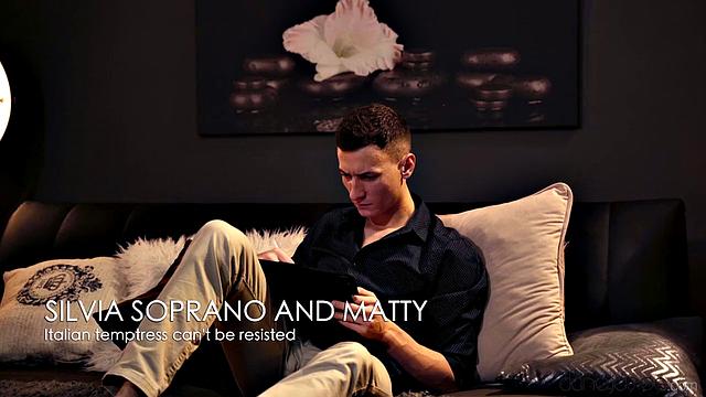 Italian temptress can't resist