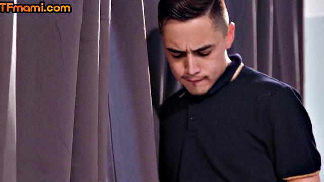 Hairy redhead stepmom fucked in taboo 3some by stepson