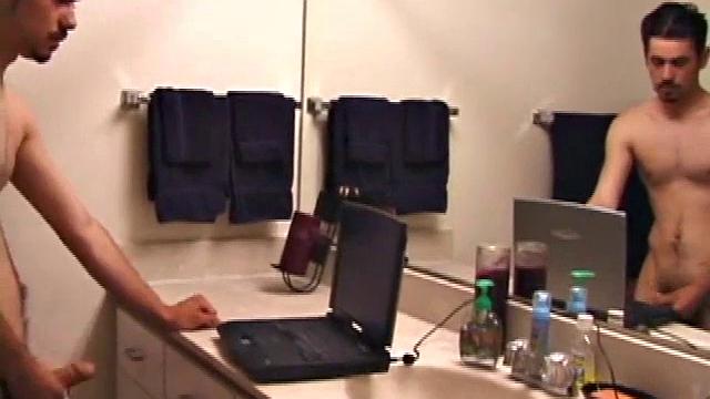 Marcus Jerks Off In Toilet