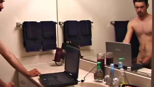 Marcus Jerks Off In Toilet