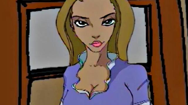 Hentai babe shows off her body and big tits