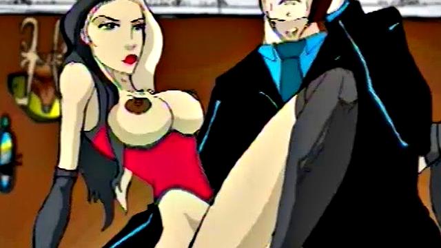 Hentai babe shows off her body and big tits