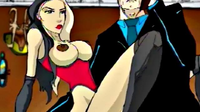 Hentai babe shows off her body and big tits