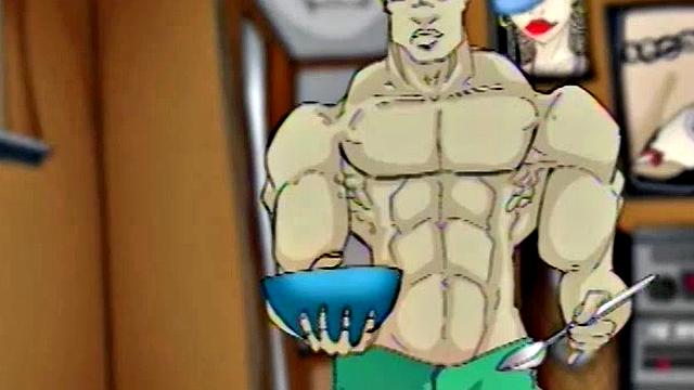 Hentai babe shows off her body and big tits